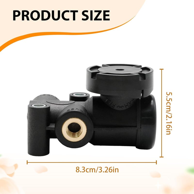 Newnessai F245563 1/4" NPT Port Cabin Air Height Leveling Control Valve Kit, Replacement for Hadley H00600P Replacement for Mack 20QE2373, Replaces F245563 - Image 4